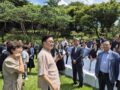 국회의장 공관 방문 행사 참석